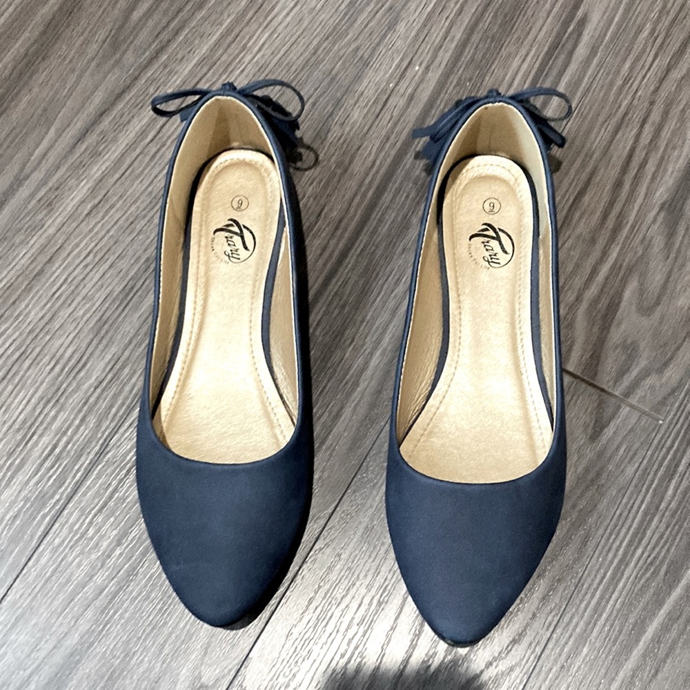Blue flats